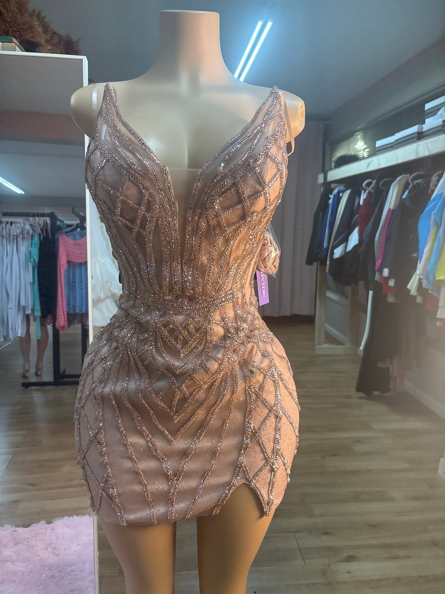 Diamond Mini Dress