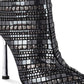 Extravagance Mirror Embellished Stiletto Boots