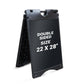 A-Frame Outdoor Sandwich Signboard 28x22" with PVC Cover