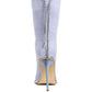 Ashipa Diamante Chain Detail Calf Boots