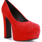 Poppins Glinting Platform High Pumps