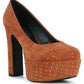 Poppins Glinting Platform High Pumps