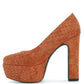 Poppins Glinting Platform High Pumps