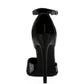 NOBLES High Heeled Patent Diamante Sandals