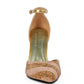 NOBLES High Heeled Patent Diamante Sandals