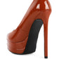 Cuddles Patent Pu High Heeled Sandals