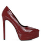 Cuddles Patent Pu High Heeled Sandals