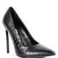 Urchin Croc High Stiletto Heel Pumps