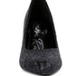 Sugar Plum Glitter Conical Heel Pumps