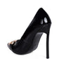 COCKTAIL Buckle Embellished Stiletto Pump Shoes