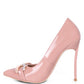 COCKTAIL Buckle Embellished Stiletto Pump Shoes