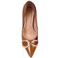 COCKTAIL Buckle Embellished Stiletto Pump Shoes