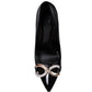 COCKTAIL Buckle Embellished Stiletto Pump Shoes