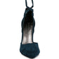 RULE BREAKER Black Lace Up Stiletto Sandals