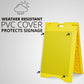 A-Frame Outdoor Sandwich Signboard 28x22" with PVC Cover
