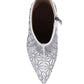 Precious Mirror Embellished High Ankle Boots