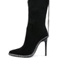 Ashipa Diamante Chain Detail Calf Boots