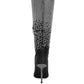 Orymple Shiny Rhinestone Studded Calf Boots