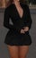 Black Skirt Set