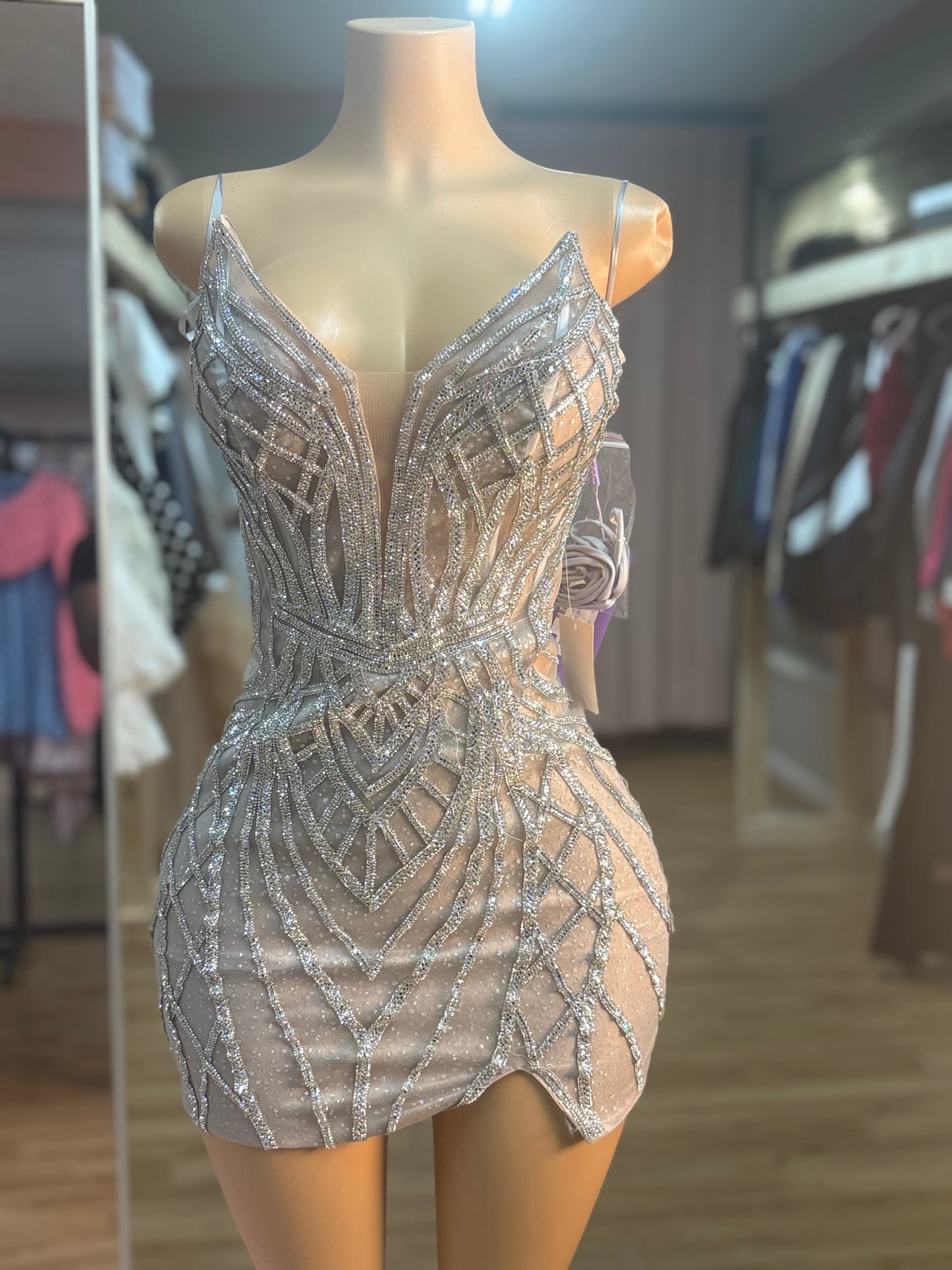 Diamond Mini Dress