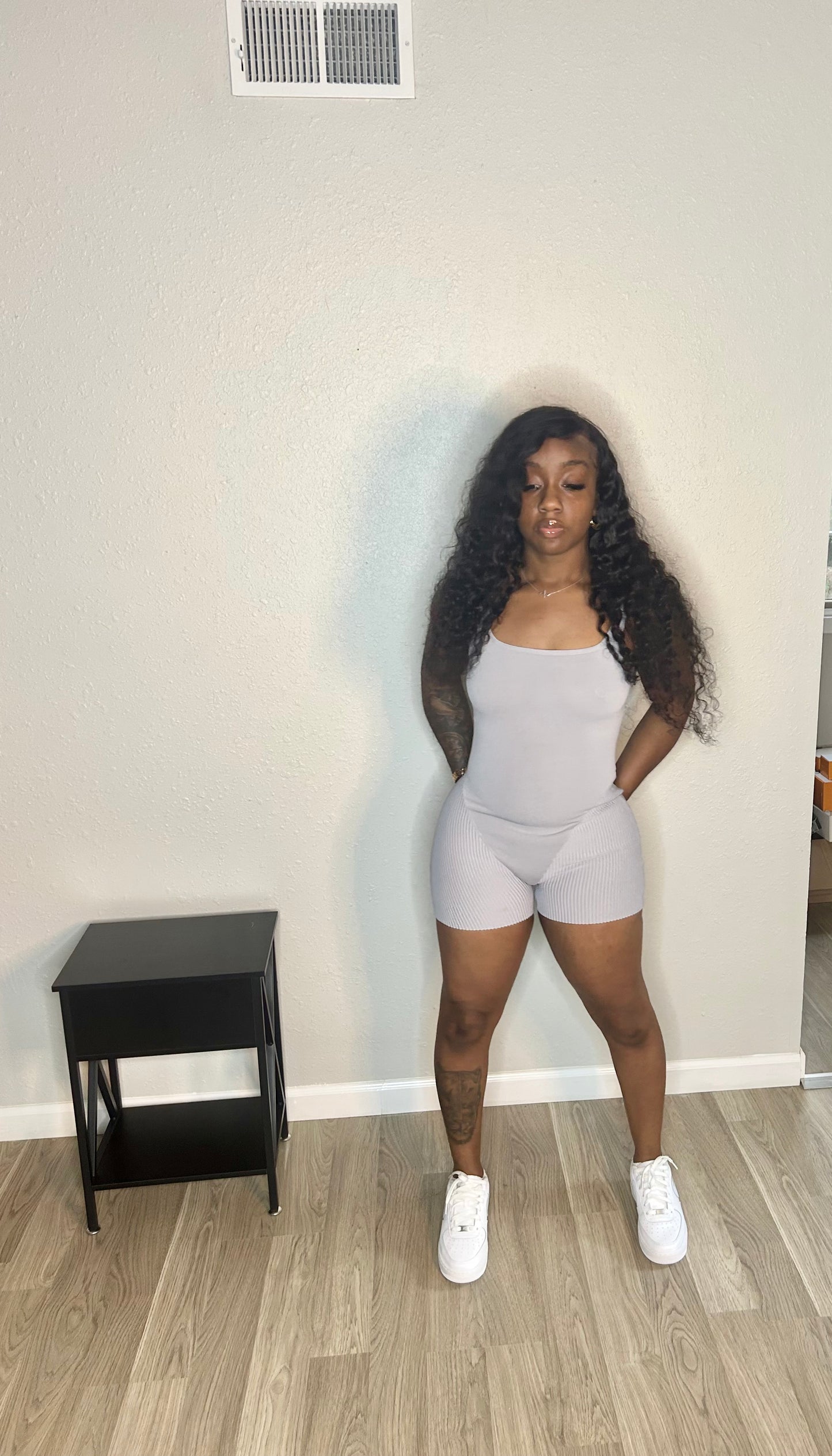 Triniti romper grey