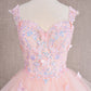Butterfly Applique Sequin Mesh Babydoll w/ Sheer Straps Short Homecoming Dress GLGS3186