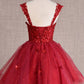 Butterfly Applique Sequin Mesh Babydoll w/ Sheer Straps Short Homecoming Dress GLGS3186