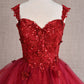 Butterfly Applique Sequin Mesh Babydoll w/ Sheer Straps Short Homecoming Dress GLGS3186