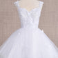 Butterfly Applique Sequin Mesh Babydoll w/ Sheer Straps Short Homecoming Dress GLGS3186