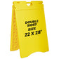 A-Frame Outdoor Sandwich Signboard 28x22" with PVC Cover