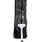 Extravagance Mirror Embellished Stiletto Boots