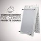 A-Frame Outdoor Sandwich Signboard 28x22" with PVC Cover