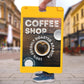 A-Frame Outdoor Sandwich Signboard 28x22" with PVC Cover