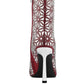 Precious Mirror Embellished High Ankle Boots