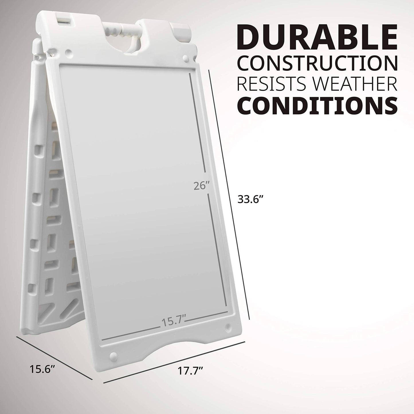 A-Frame Outdoor Sandwich Signboard 28x22" with PVC Cover