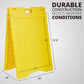 A-Frame Outdoor Sandwich Signboard 28x22" with PVC Cover