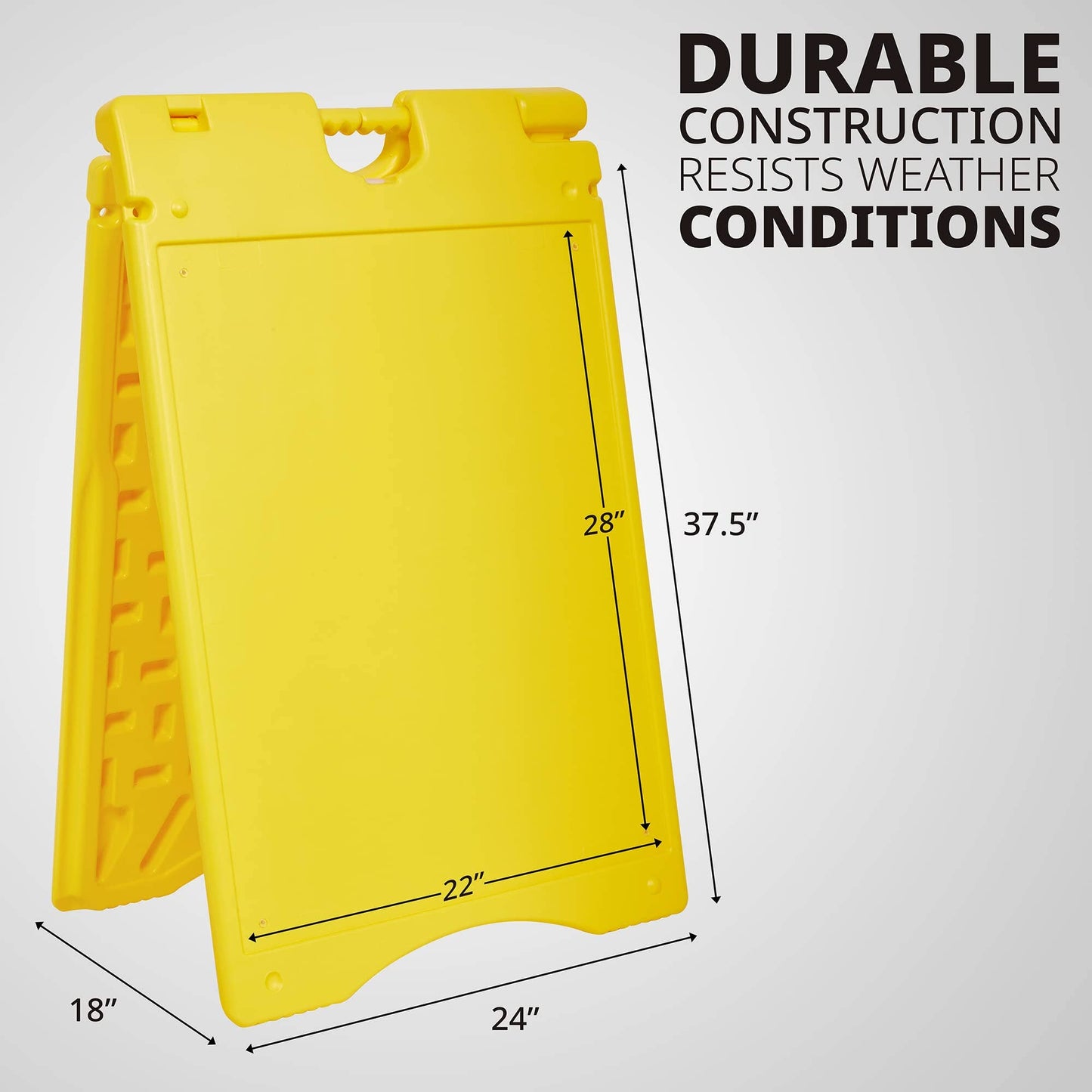 A-Frame Outdoor Sandwich Signboard 28x22" with PVC Cover