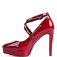 PIXIE DUST CROSS STRAPPED STILETTO SANDAL