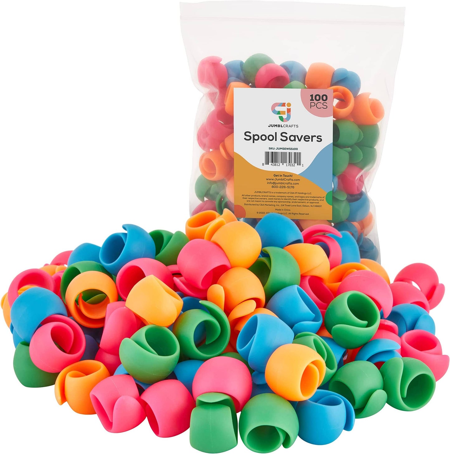 100 Pcs Thread Spool Huggers for Sewing/Embroidery Threads