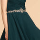Ruched Strapless Sweetheart Chiffon Short Homecoming Dress GLGS1637